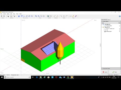 PVSYST TRAINING PROGRAMMER- PART 10 (3D BUILDING DESIGN AND SHADOW ANALYSIS)