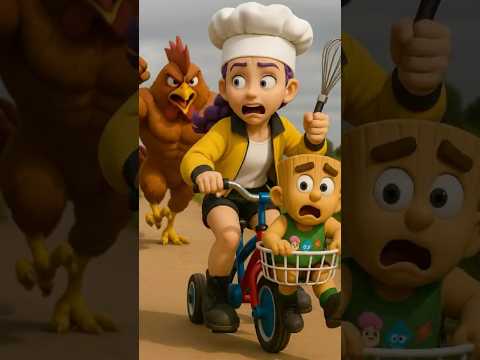 Egg Thieves Meet GIANT MUSCLE ROOSTER! 🐔💪