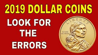 Look for the errors on new 2019 Native American dollar coin! "Golden" dollar coins to look for