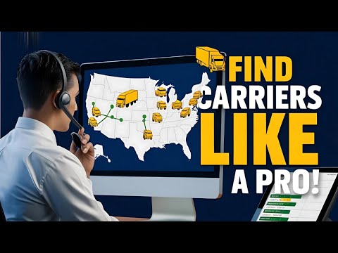 🚛 Mastering the Art of Dispatching: How to Find Carriers in the USA