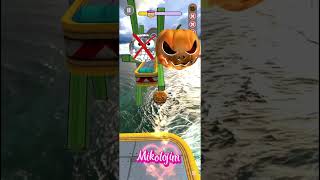 Going Balls - disco ball pumpkin face - #gaming #rollerball4 #arcadechallenge #games #gameplay #play