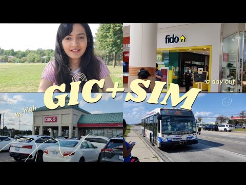 SIM+GIC detailed vlog|| Documents for SIM & GIC for Canada newcomers