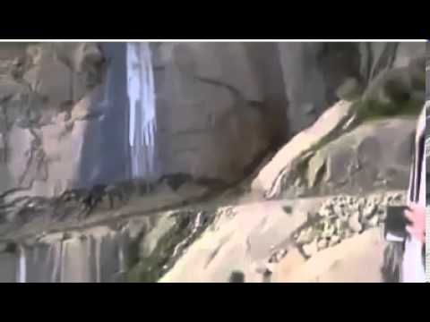 Glacier National Park  8 000 foot drop  Would you dare drive on Sun Road in n Montana