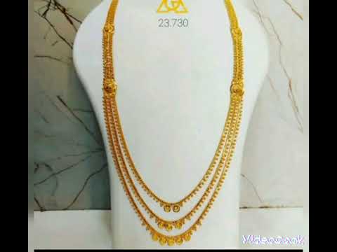 gold latest Rani haar design || ranihaar @fancyjewellerydesigns3951