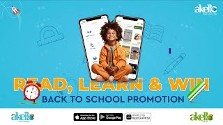 Level up your learning and reading with Akello Smart Learning and Akello Library.