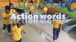 Spk nursery ,lkg students actions words activity#fun# game# fun in learning