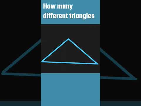How many triangles at the end? #iqtest #braintest #math #brainteaser #maths #brainteasers