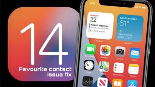 ios14 favourite contact issue fixed| |iPhone tips|Tricks|Subscribe #ios #iphonehelp