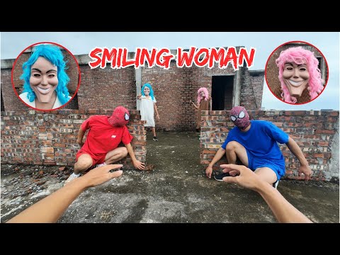 Smiling Woman Chases Team Spider Man Part 22 | Horror Parkour POV