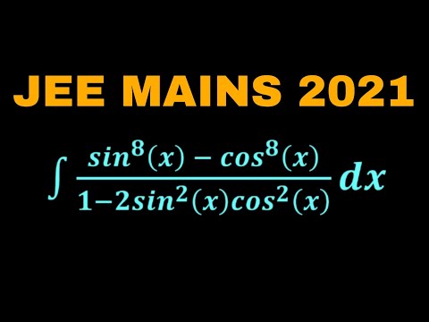 JEE MAINS 2021 Integration solved question | jee mains previous year question calculus | highermaths