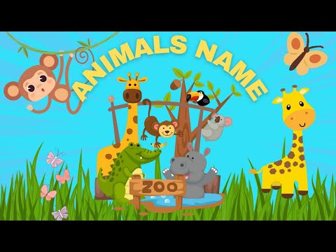 Zoo Animals | Fun Learning with Animal Names for Kids | Little heroes