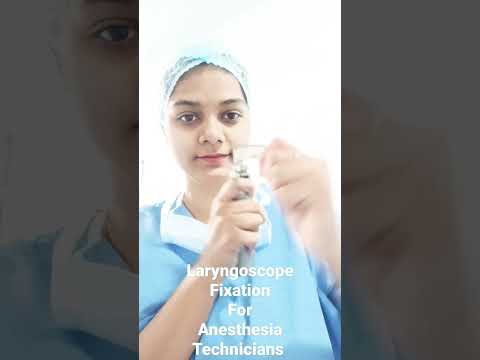 Confirm how to check and fix laryngoscope.#anesthesiatechnology