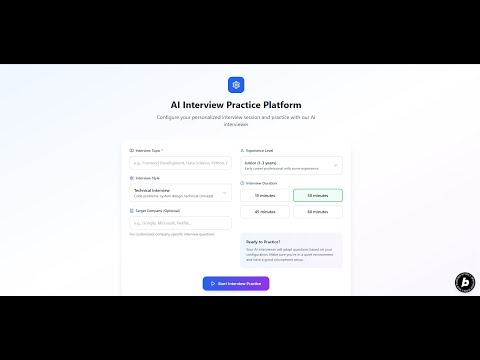 Interview Preparation App: Built with bolt