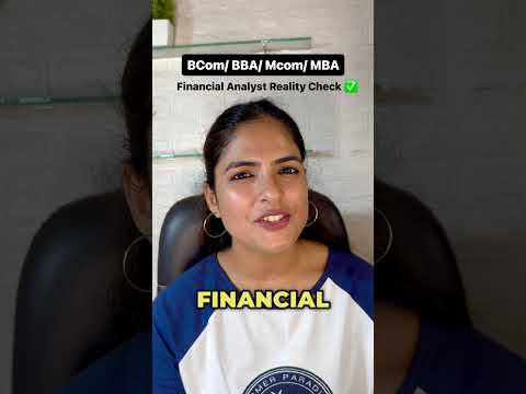 Finance Analyst reality check ✅ #bcom #bba #mcom #mba #financejobs #finance #financecareers