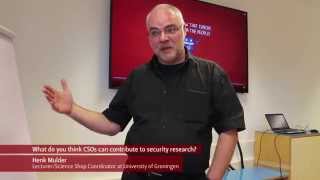 Henk Mulder - Shaping the Future of CSO Participation in Security Research