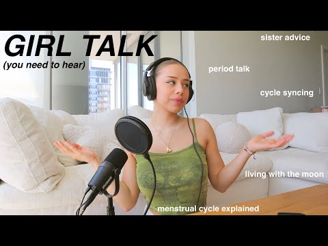 GIRL TALK 101: everything menstrual cycles + how to sync your cycle to your life!