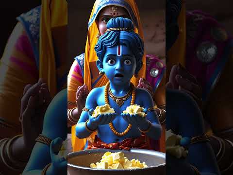 Little Krishna Steals Butter 🧈 | Indian Mythology for Kids | #krishnaforkids  #IndianMythology