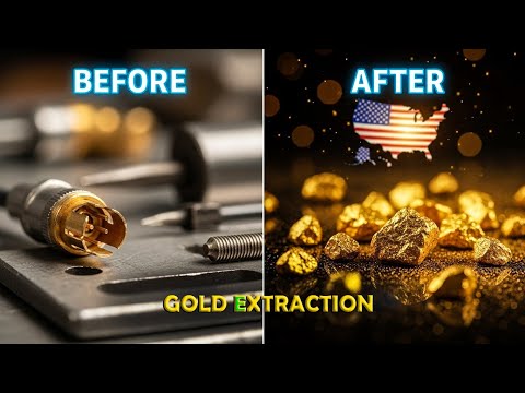 How People in the USA Turn E-Waste Into $604 Pure Gold! 💰 (Real Process)