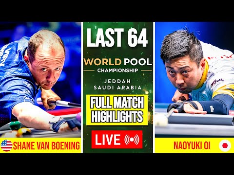 Shane Van Boening vs Naoyuki Oi LAST 64 FULL MATCH Highlights | World Pool Championship 2025 PART 1