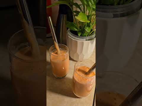 Ganyan lang kadaling gawin #lifeinsweden #filipinainsweden #carrots,banana,apple#smoothie