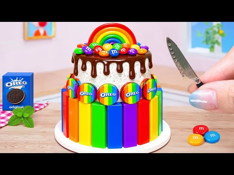Yummy Oreo Cookies Decorating M&Ms 🌊 Satisfying Rainbow Cake Recipes 🔥 Cake In Wonderland