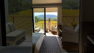 Room with a view of the vineyards at the Alila Hotel #napavalley  #alila #USA #California #travel