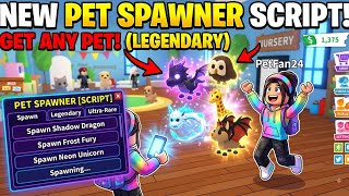 ADOPT ME PET SPAWNER AND TRADE SCAM SCRİPT KEYLESS!!