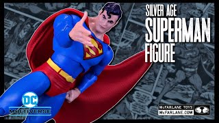 McFarlane Toys DC Multiverse Silver Age Superman Figure | @TheReviewSpot