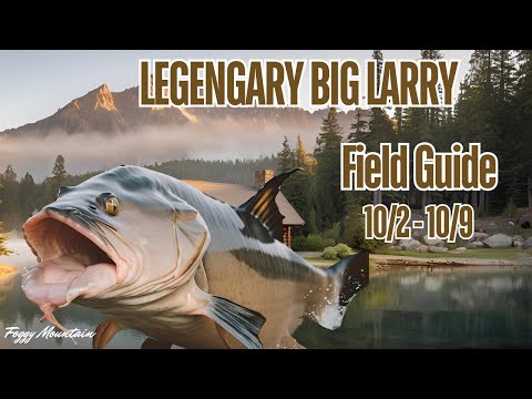 Legendary Big Larry Field Guide. COTW Angler. GRR - Tips, Tricks, Location and Gear.  10/2 - 10/9