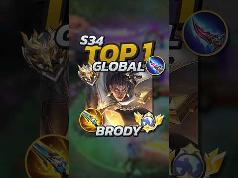 72% Winrate Brody S34 Build! Mobile Legends #mobilelegends #mlbb #gaming