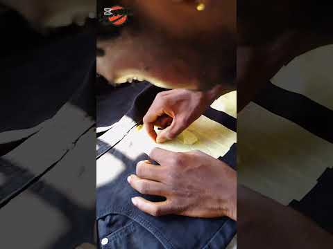 Amazing painting on jeans