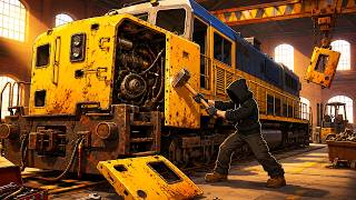 Dismantle Old Trains In This NEW Simulator — Early Playtest!