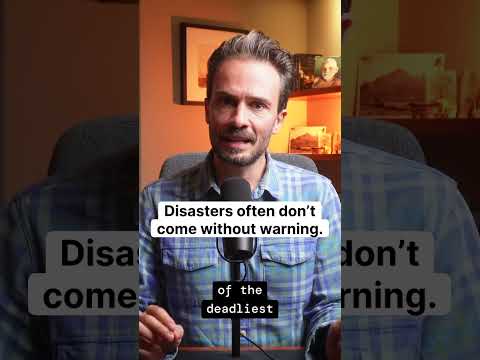 Some disasters don’t come without warning.