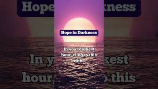 In your darkest hour, cling to this truth… #bibleinspiration #biblestudy #bibleverses