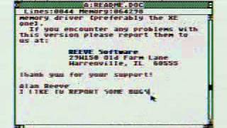 Atari 8-bit Diamond OS part 2
