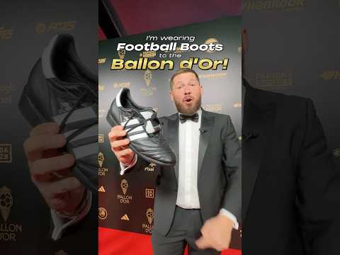 I Wore Football Boots To The Ballon d'Or! 🤣