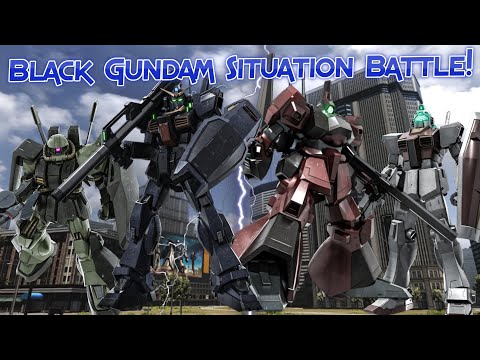 GBO2 Black Gundam Situation Battle: AEUG & Titans