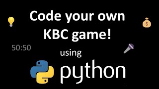 Learn python | Play KBC in Python! 🧠 | Python Quiz Project