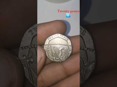 Twenty pence coin ELIZABETH .II.😯😯😯😯 #rarecoin #coinscollector worth 500000000$