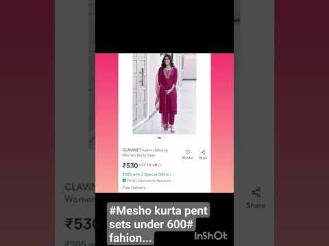 #meesho kurta pent sets under 600 #link in comment#fashion....