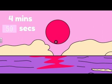 5 Min Classroom Timer // SUNSET // Relaxing Music
