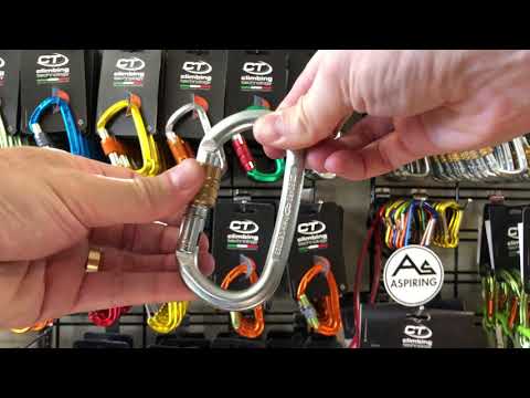 CT Pillar Steel Screw Gate Carabiner