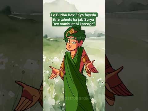 Budha Dev to Surya Dev | @Astrokarak #vedicastrology #astroanimation | Mercury & Sun