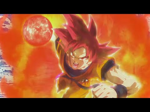Goku vs Broly, with Smash 4’s Battlefield theme
