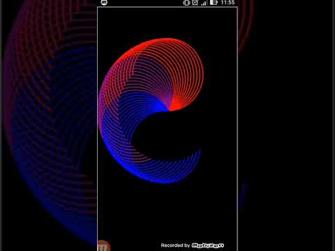 Colorful spiral circle graphic program using python | turtle graphics