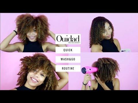 Ouidad Advanced Climate Control + Featherlight Cream REVIEW + WASH & GO