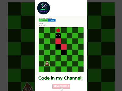 Classic Snake Game w Salesforce LWC - code in my channel #salesforce #lwc #apex #developer #shorts