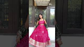 Day 7/9 Navratri outfit idea🦚🌸#navratrioutfits #day7 #garbaoutfits #meeshofinds #garba #durgapuja