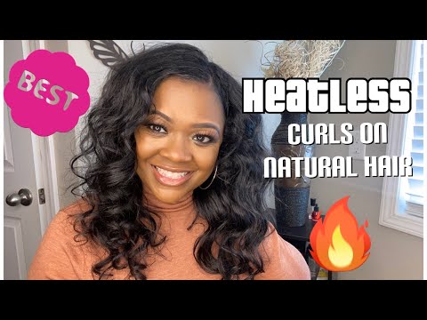 Heatless Curls/Waves Using Flexi Rods On Natural Straight Hair