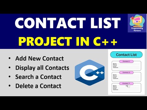 Contact Book Project in C++ using Linked List | DSA for Beginners